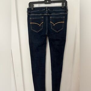 Dark Blue Bullhead Black Skinny Jeans